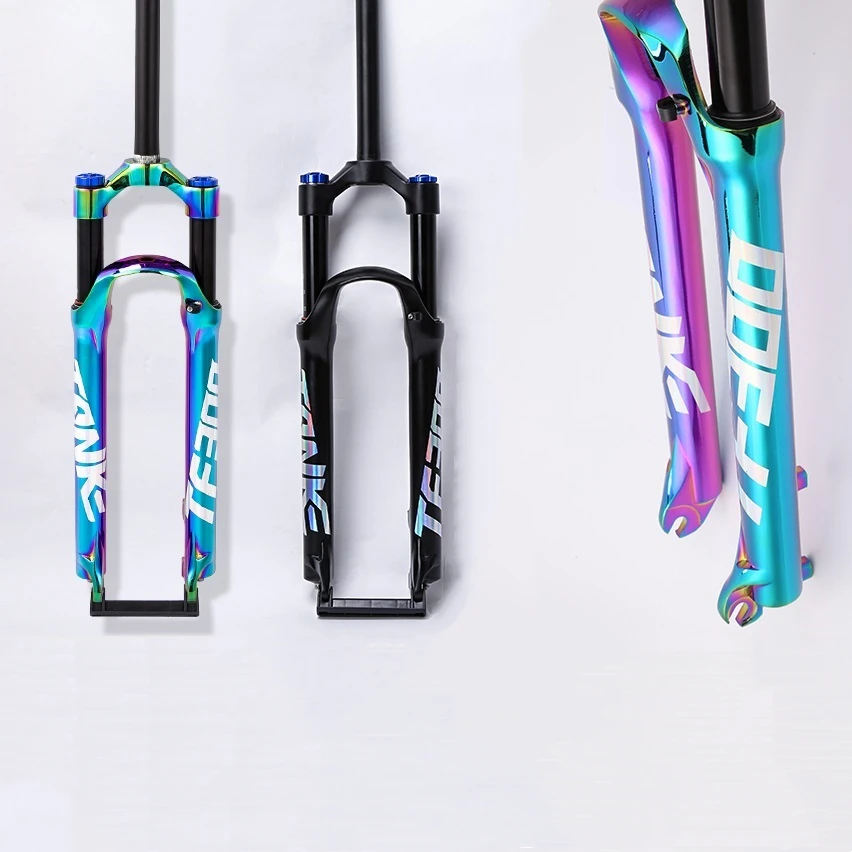 Rainbow MTB Fork 27.5inch 29er Bike Air Forks Mountain Bike Fork Suspension Oil and Gas Fork QR Quick Release 100*9mm Fork