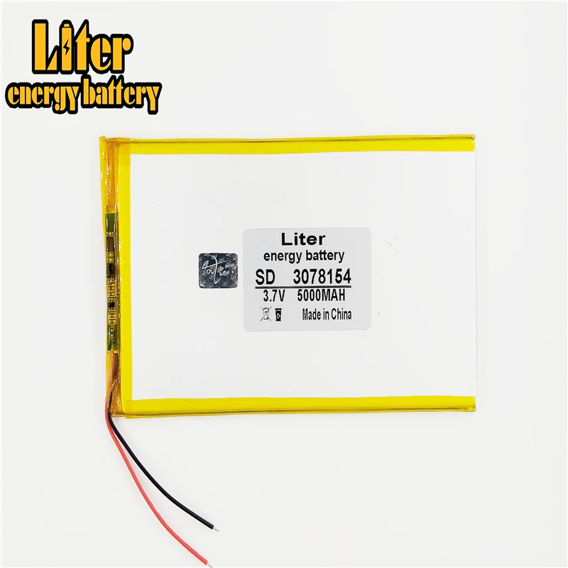 3078154 Battery 5000mAH Li-ion Tablet pc battery For 7,8,9 inch tablet PC ICOO 3.7V Polymer lithiumion Batter