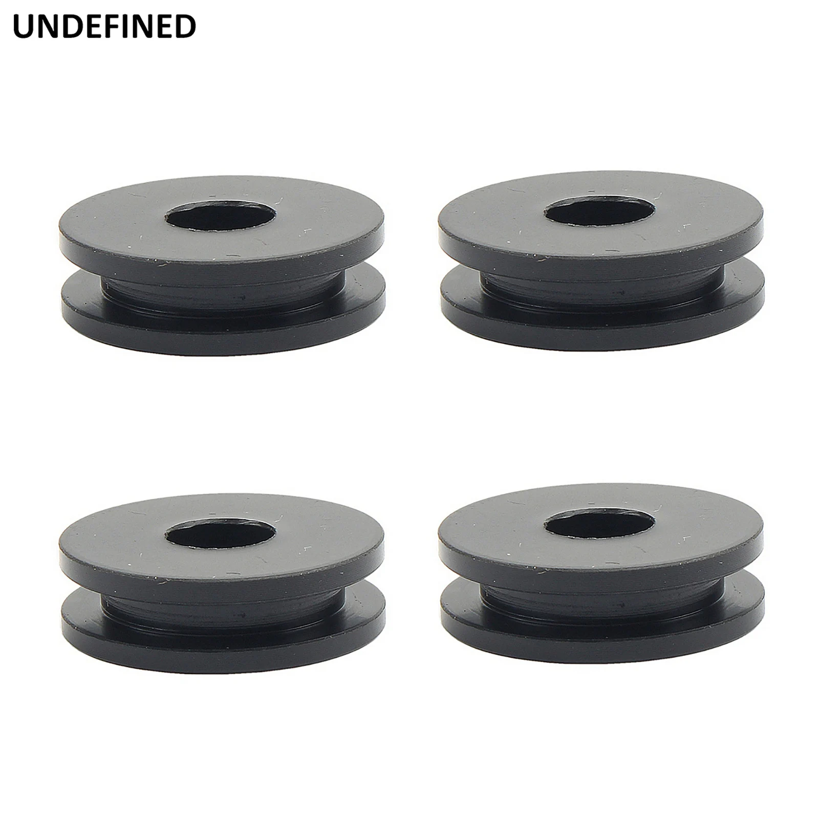 4pcs Motorcycle Windshield Mounting Bushing Grommets POM Plastic Black Accessories For Harley Heritage Softail FLSTC Road King