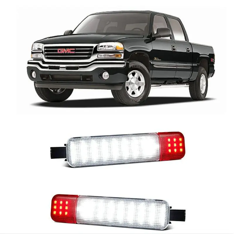 

LED Courtesy Door Interior Light For GMC Sierra 1500 2500 3500 1999 2000 2001 2002 2003 2004 2005 2006 OEM 15021518 15021517