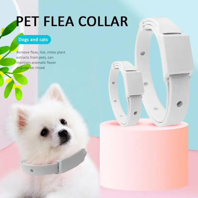 1PC Pet Flea Collar Cat Dog Anti-flea Collar Pet Vitro Deworming Collar Anti-mosquito Removes Flea And Tick Collars Pet Supplies