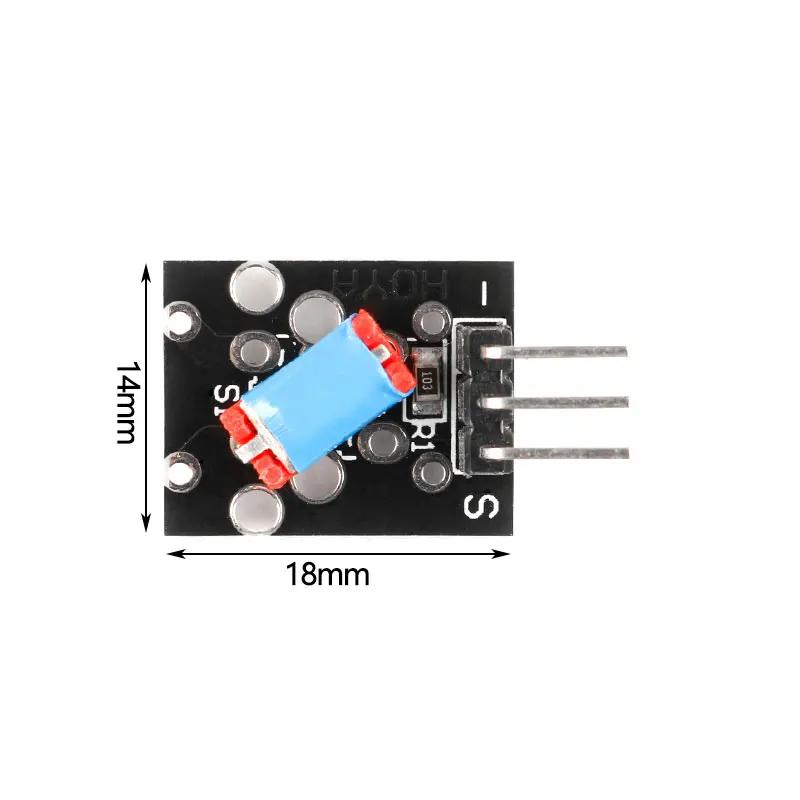 10Pcs/1pc KY-020 Standard Tilt Angle Switch Module Vibration Switch Sensor 5V Low Level Voltage Singnal Output for Arduino