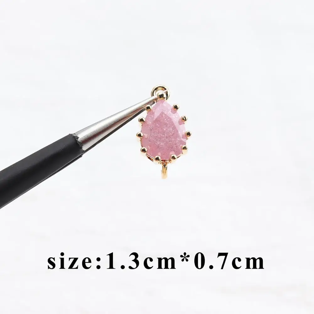 GUFEATHER M620,jewelry accessories,18k gold plated,copper,pass REACH,nickel free,diy zircon pendants,jewelry making,10pcs/lot