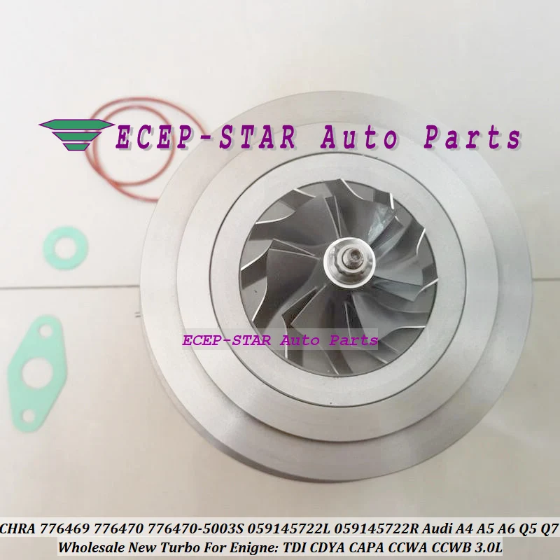 Turbo Cartridge CHRA Core 776469 776470 776470-5003S 059145722L 059145722R For Audi A4 A5 A6 Q5 Q7 3.0L TDI CDYA CAPA CCWA CCWB