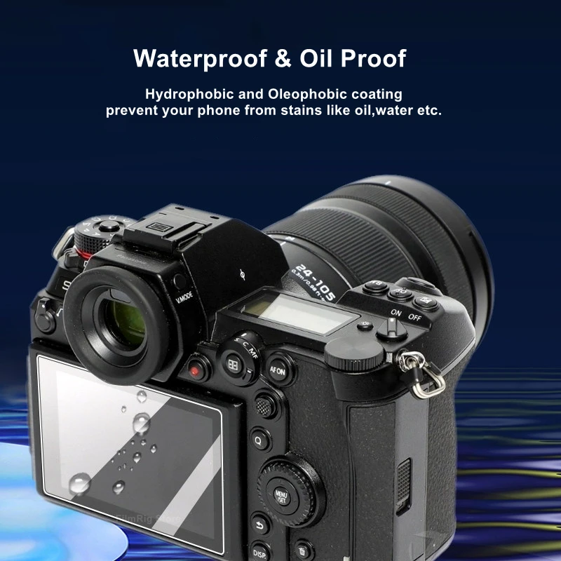 2 Chiếc GH5 GH6 Camera Ban Đầu Kính Cường Lực Cho Máy Panasonic GH5 GH5s DC-S1H LX100 LX100II G80 G85 Bảo Vệ Màn Hình LCD bao Da Phim