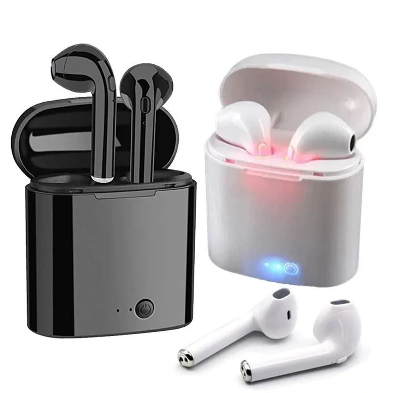 i7s tws Wireless Headphones Bluetooth 5.0 Earphones sport Earbuds Headset With Mic Charging box Headphones For all smartphones