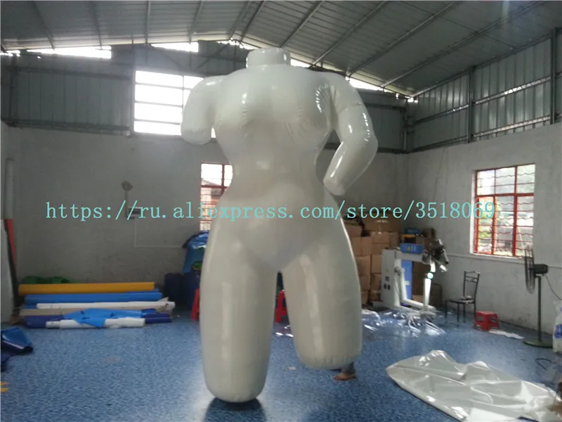 Customized to sell large white inflatable models for disabled people, can be used for advertising and display.