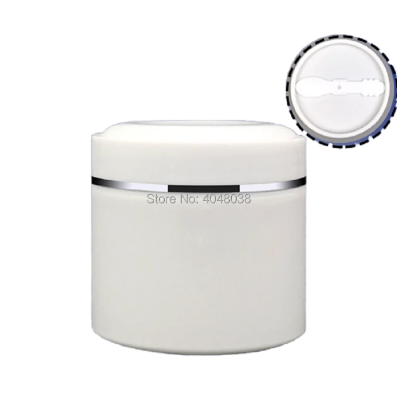 

500g/ml Plastic Cream Jar White Round PP Empty Cosmetic Containers Skin Care Facial Cream Facial Mask Container 10pcs 25pcs