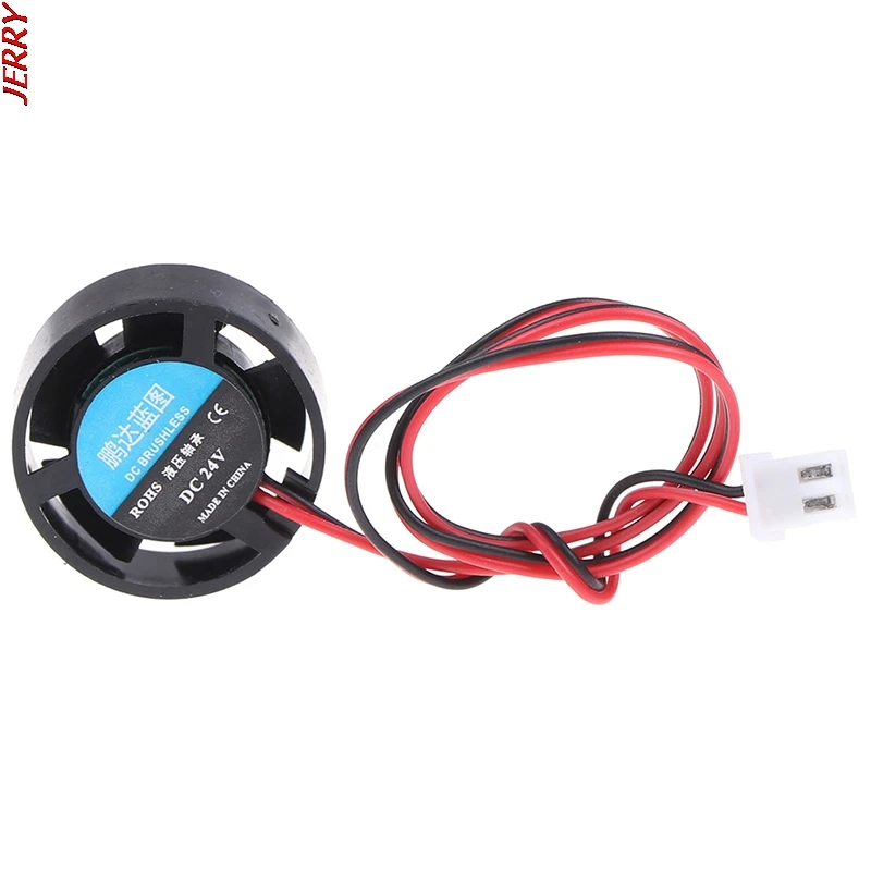 Nuovo 25.5x10mm 5V 9V 12V 24V rotondo Mini ventola di raffreddamento per il radiatore del Computer luce LED