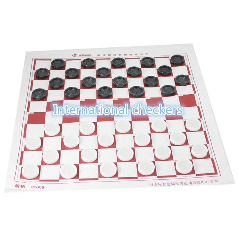 International Checkers Standard Competition for Plastic Chess Game, 100 Lattice, 3.5, New