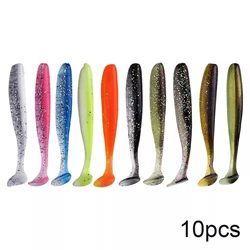 10pcs Jig Soft Bait Silicone Lure Worm Fishing Lures Wobbler 7cm 10cm Attractive Artificial rubber Swivel Bass Fishing