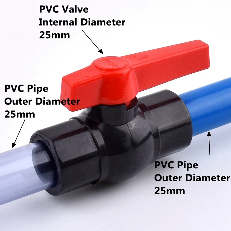 1pc I.D 20 ~ 50mm rura PVC zagęszczony Octagon gniazdo Adapter złącza zaworu kulowego nawadnianie ogrodu akwarium złącza