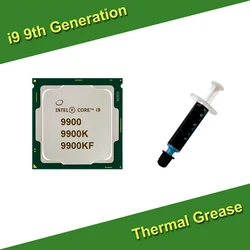 Intel Core i9 9900K Processor with Thermal Grease i9 9th Generation CPU i9 9900 with Thermal Paste PC Parts 2 Years Warranty