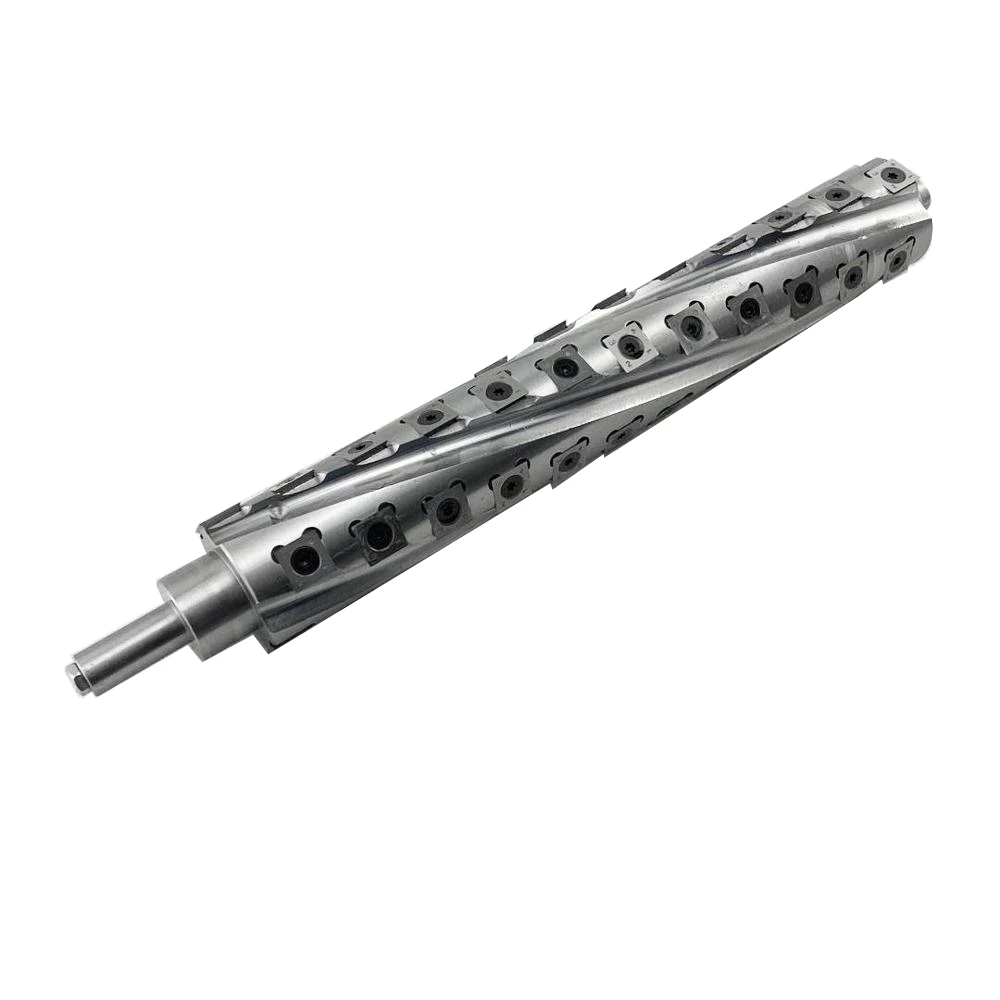 LIVTER helical cutterhead with changeable carbide blades for DW735 Dewalt thickness planer cutter spiral cutter head