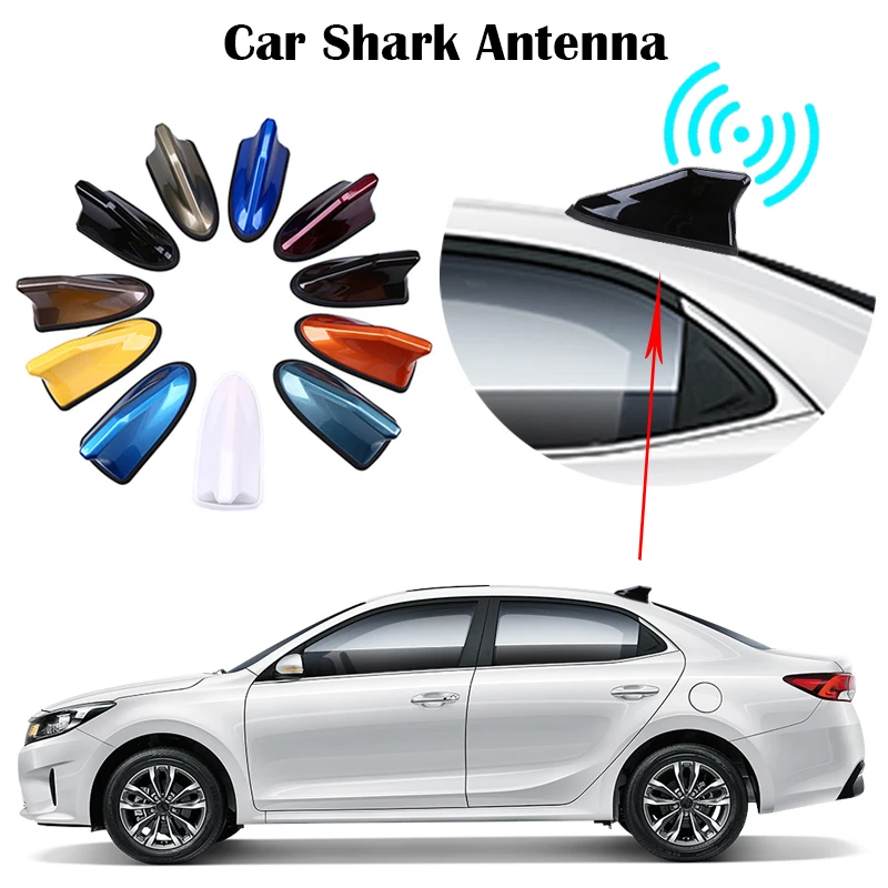 Wasserdicht Signal Auto FM/AM Radio Antennen Shark Fin Antenne für BMW/Toyota/Renault/Nissan Qashqai/Alfa Romeo/hyundai Tiburon – Detail 3