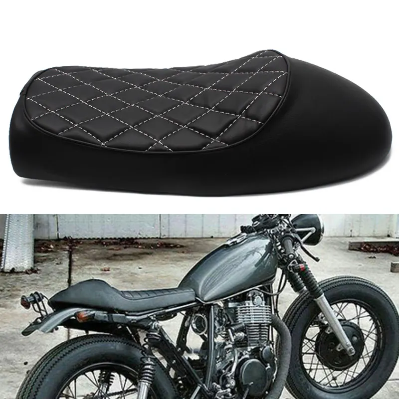 1pcs for Honda GN CG CB350 CB400SS CB500 CB750 SR400 SR500 Vintage Seat Cafe Racer Benches Motorcycle Hump Saddle Flat Pan Seat