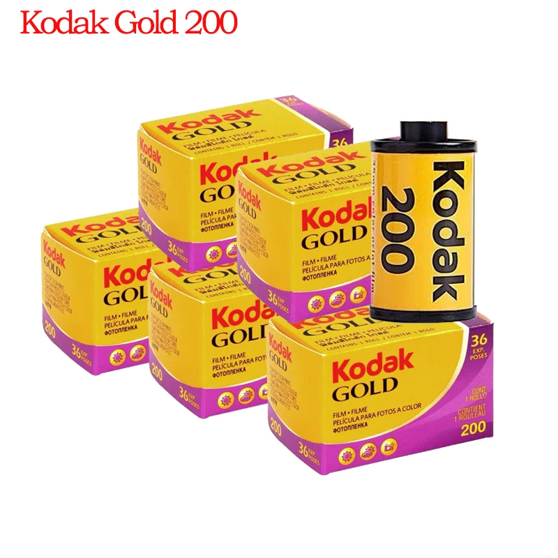 KODAK Gold 200 Color 35mm Film 36 Exposure per Roll Fit For M35 / M38 Camera