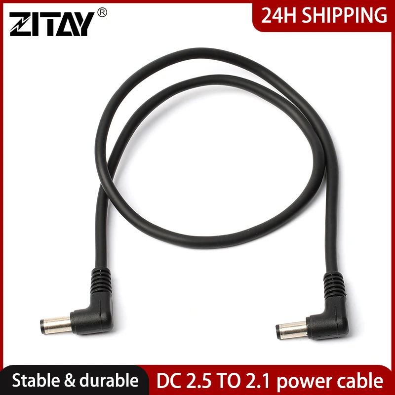 

ZITAY 51cm DC Male to Male 5.5 x 2.5mm to 2.1mm Power Adapter Cable for CE31 Camera Cable