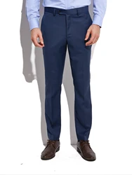 Dark Blue Man Formal Pants Custom Made Trousers For Men Office Wear Classic Pants Men Slim Pantalon Homme Classique Sur Mesure