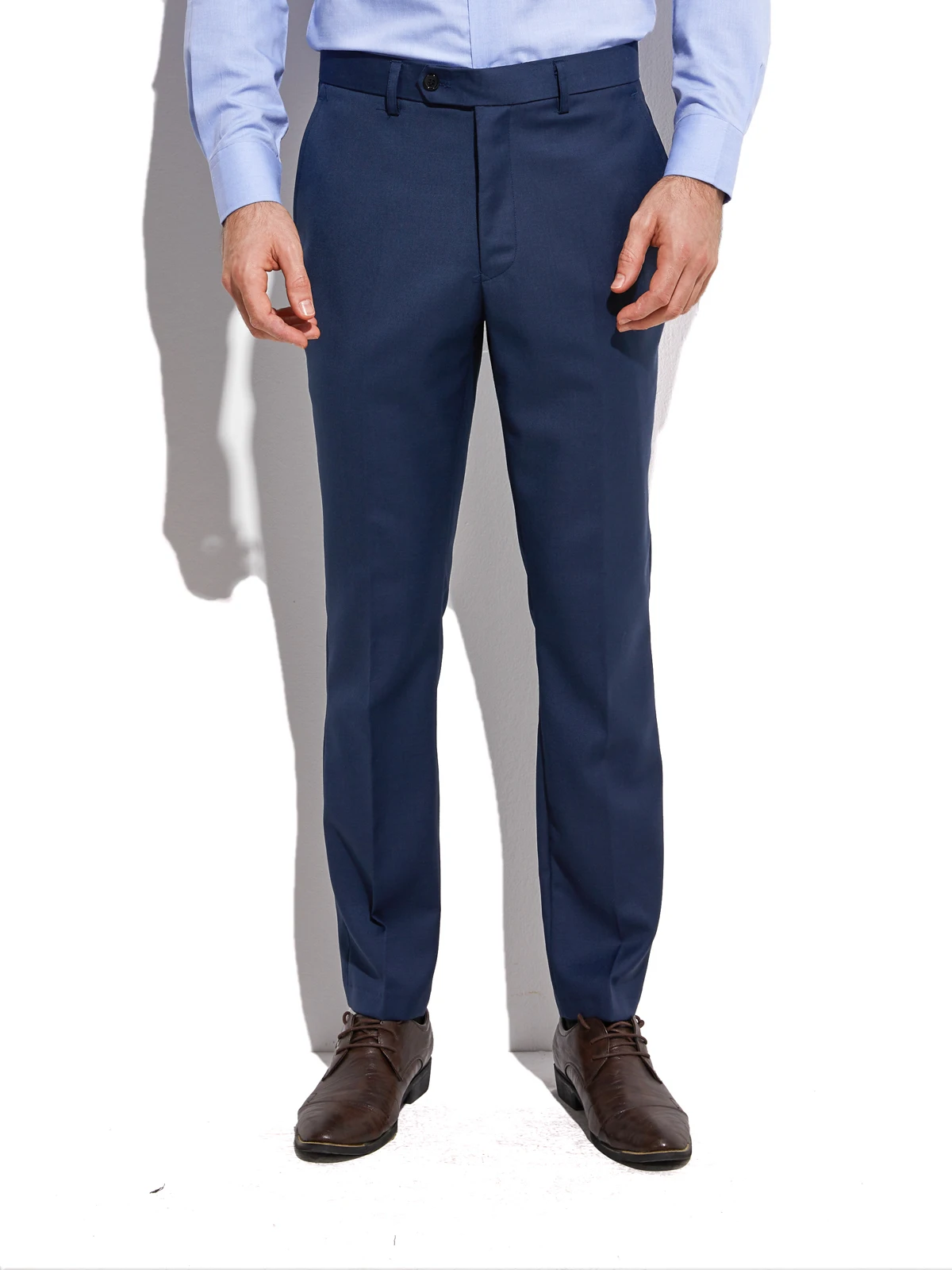 Dark Blue Man Formal Pants Custom Made Trousers For Men Office Wear Classic Pants Men Slim Pantalon Homme Classique Sur Mesure