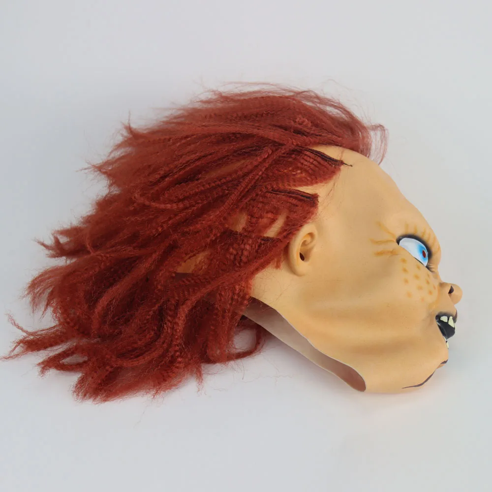 Masque de Chucky d'Horreur en Latex pour Enfant, Jeu de Guile, Clown, Cosplay, Effrayant, Joker, Accessoires de Costume de ixd'Halloween