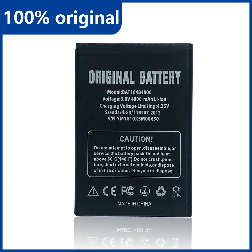 Original 4000mAh BAT16484000 Rechargeable Battery Phone For DOOGEE X5 Max X5 Max Pro High quality Batteries With Tracking Number