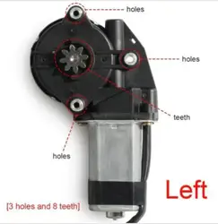 12V for Torx 3 Hole 8 Gear Electric Window Lifter Power Window Motor Regulator
