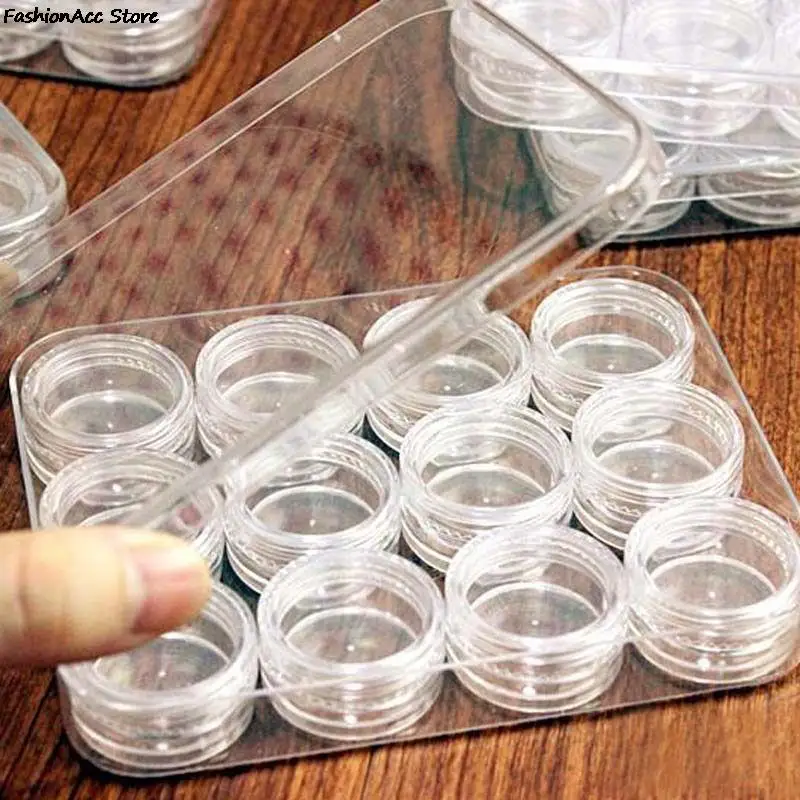 Portable Small Clear Eyewear Bag Container Contact Lenses Soak Storage Case  Contact Lens Box Holder