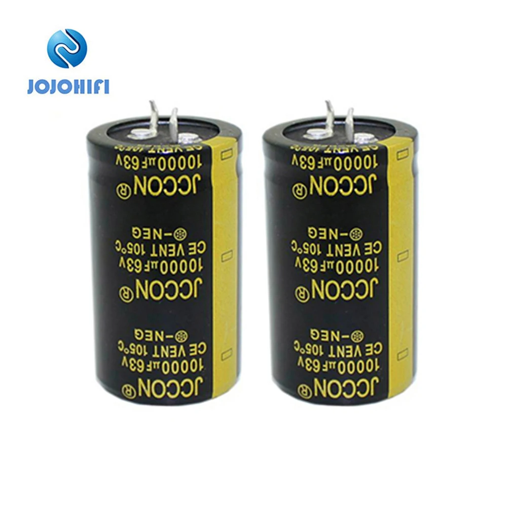 2pcs/4pcs/6pcs/8pcs/10pcs 10000uF 63V 30x50mm JCCON 105 ℃ 63V 10000uF Audio Amplifier Audio Horn Aluminum Electrolytic Capacitor