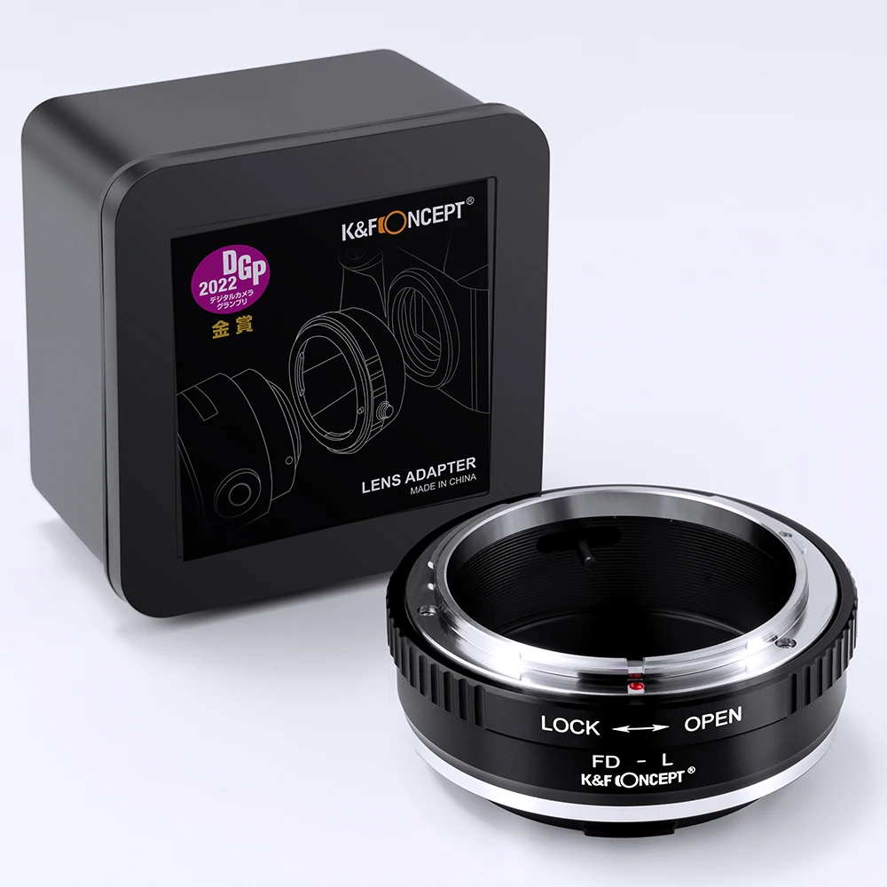 K&F Concept FD-L Canon FD lens to Leica SL TL TL2 CL Sigma fp fpL Panasonic S1 S1R S1H S9 Lens Adapter