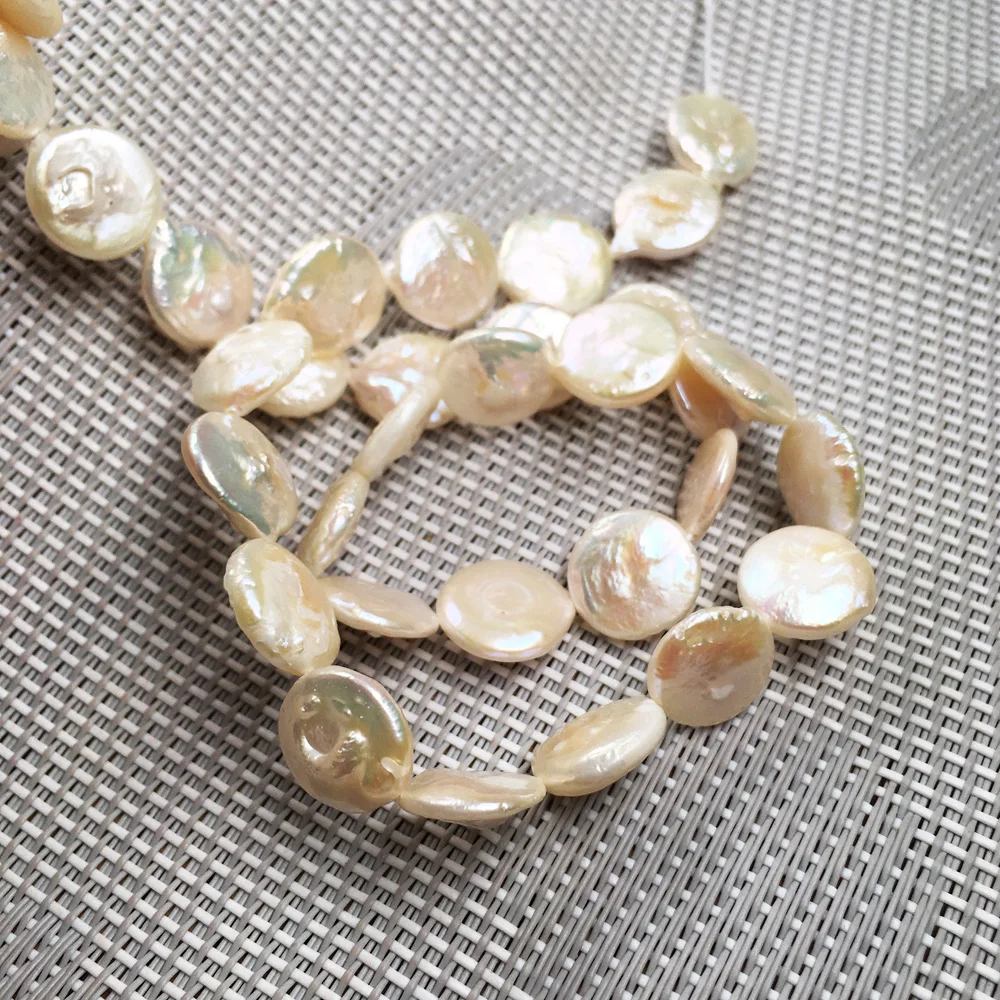 Natural Freshwater Pearl Beading Round shape Isolation Punch Loose Beads For jewelry making DIY Necklace Bracelet Accessories