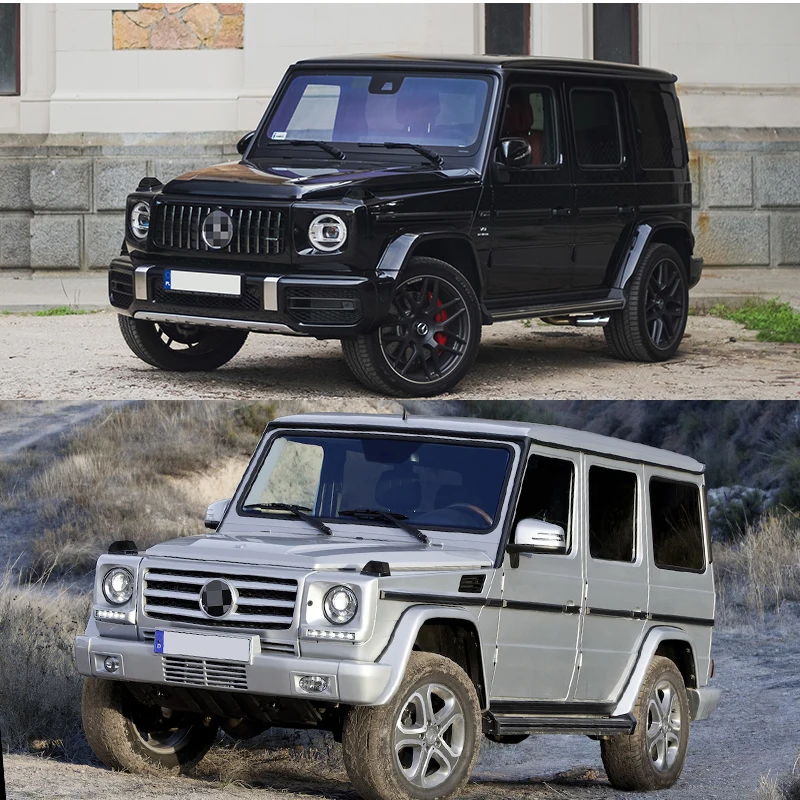 لبنز W463 G-Class G500 G550 G55 G63 G65 AMG W460 W461 1990-2018 OE-Spec الجبهة الجناح الزاوية بدوره أضواء الإشارة غطاء الإسكان