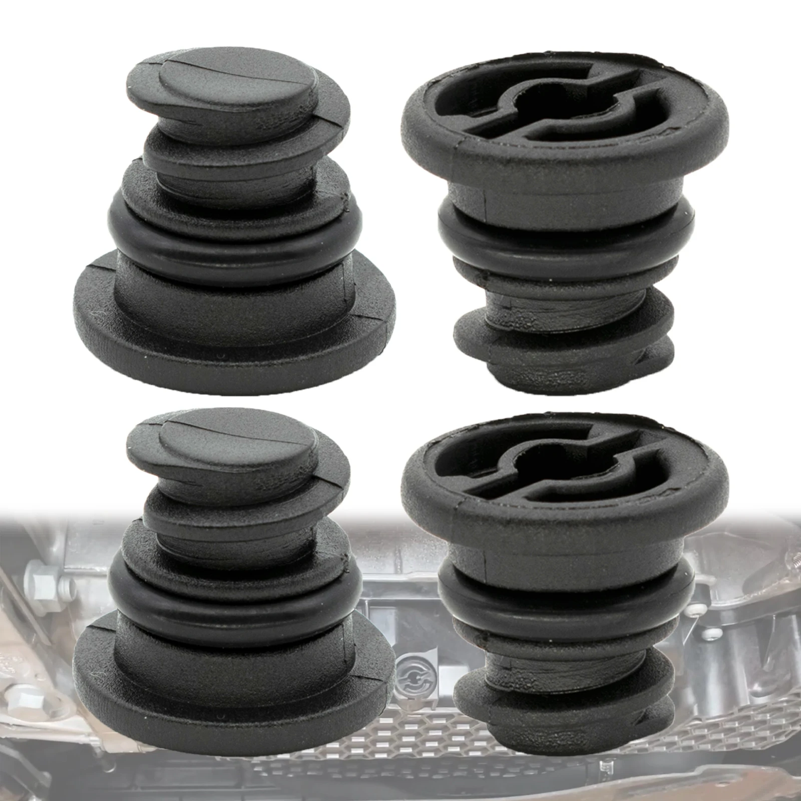 4pcs For VW Golf Alltrack Passat B8 Tiguan Allspace Beetle Arteon Polo T-Roc Engine Oil Pan Sump Drain Plug Car Parts 06L103801