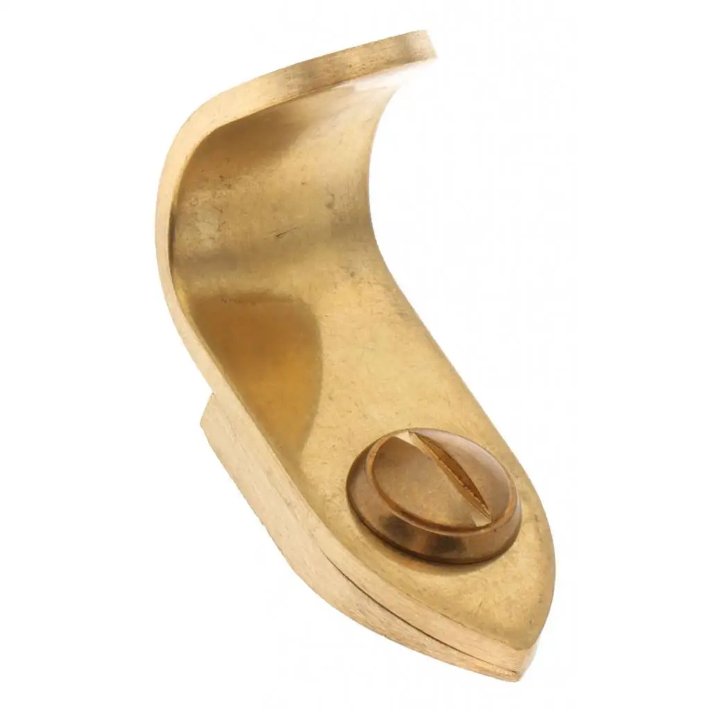 Right Hand Sax Thumbrest Saxophone Thumb Rest Hook Holder Parts -Golden