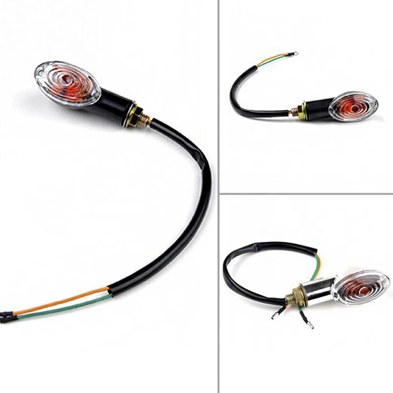 1Pc Motorcycle 10w Turn Signals Lights Blinker Indicators Lights Flasher Amber Lamps Lights Turn Signal Light