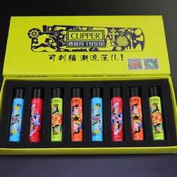 Original Clipper Lighter Body With Exquisite Patterns And Gift Box Grinding Wheel Cigarette Lighter Small Gifts