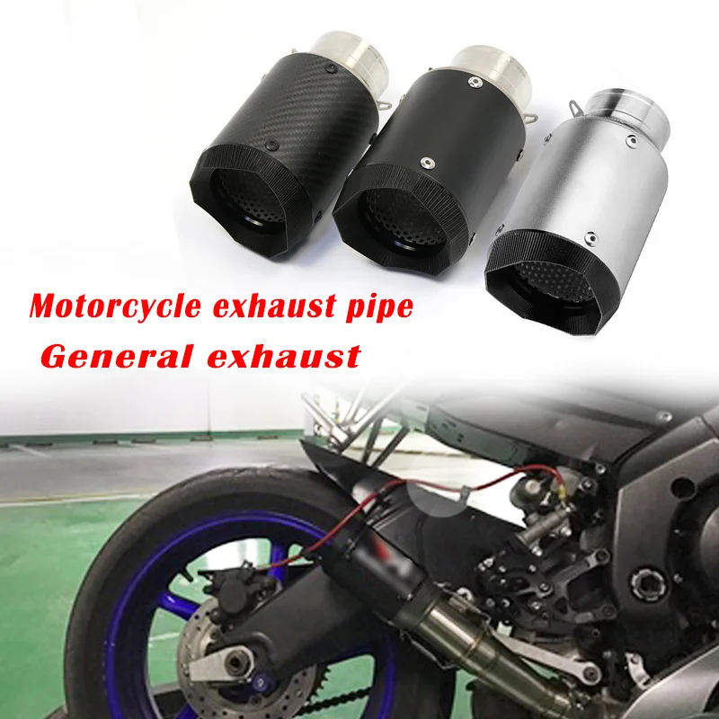 Motorcycle Exhaust System Motocross Escapamento Esportivo For Mt07 s1000rr Db Killer Short Diamond AR 51mm60mm Muffler