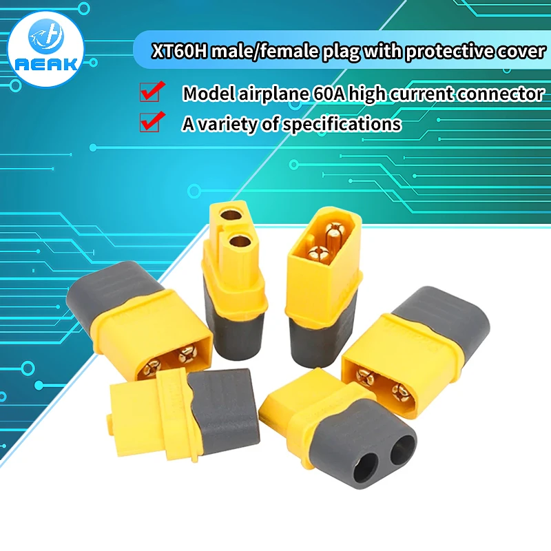 Xt60 + plug xt60h aero modo uav interface t plug conector de interface conector de bateria