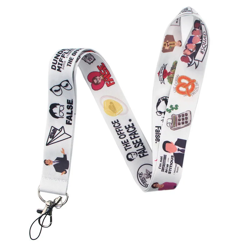 

New Tv show The office Keychain Lanyard Neck Strap for Key ID Card Straps Badge Holder DIY Hanging Rope Neckband Accessories