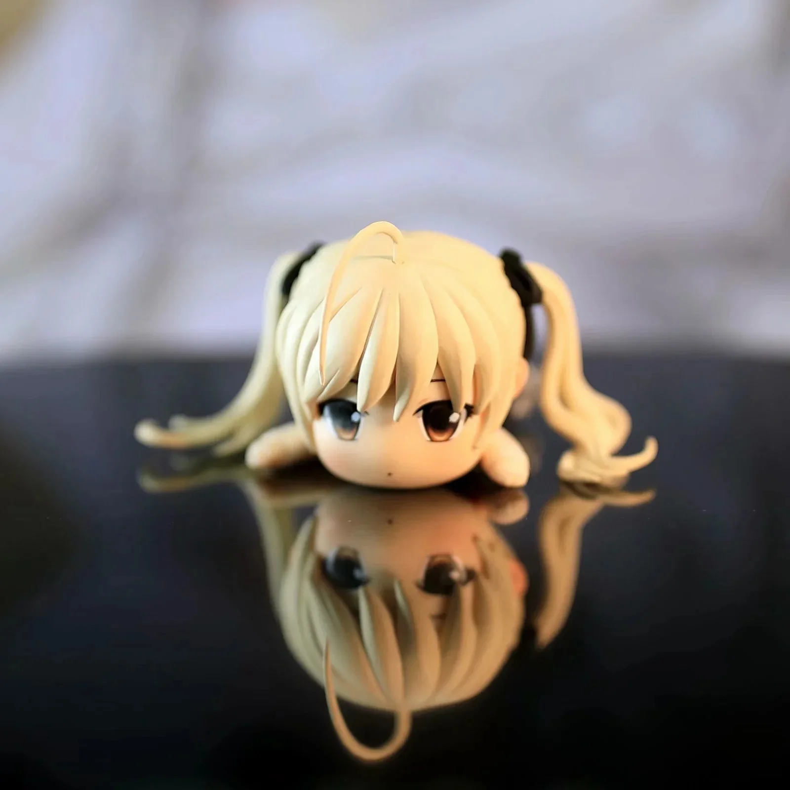 Anime Yosuga no Sora Kasugano Sora Lying Ver. Girls PVC Action Figure Model Car decoration Toys 3cm image 5