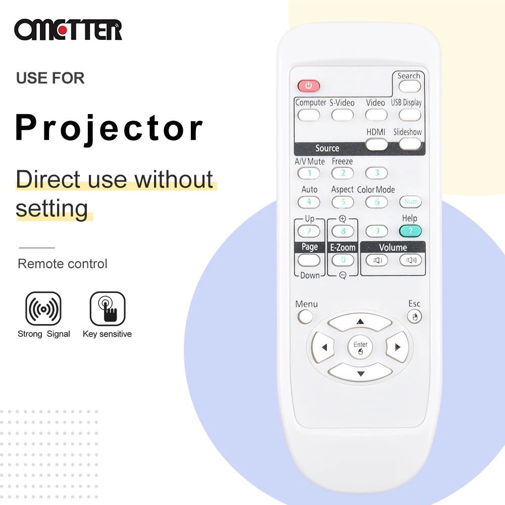 Новинка для пульта дистанционного управления Epson для проектора EB-D290/W03/X03/W15/X17/X18/CB-S03