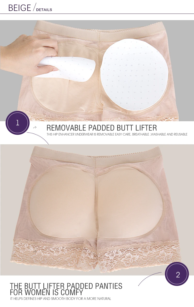 Butt Lifter Shaper Women Padded Panties Slimming Underwear Body Shaper Hips Up Butt Enhancer Sexy Tummy Control Panties