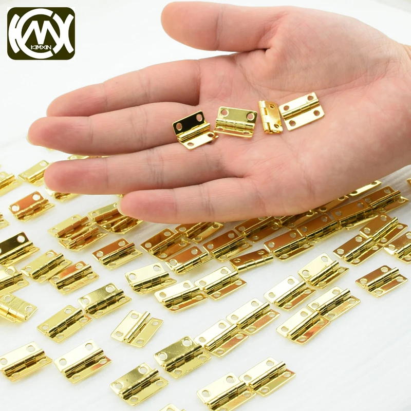 500pcs 180° 13*16mm Max270° Mini Wooden box cabinet hinge Small box hardware fittings Furniture home hardware Penbox hinge W-172