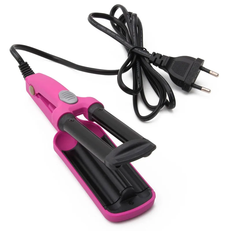 

Mini Ceramic Hair Crimper Curler Curling Iron Tong Waving Wand Roller Salon G8TC