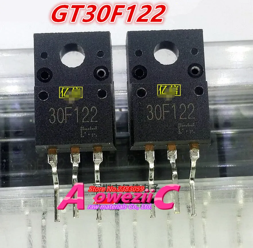 Aoweziic  100% new imported original  GT30F122  30F122  TO-220F liquid crystal plasma common tubes