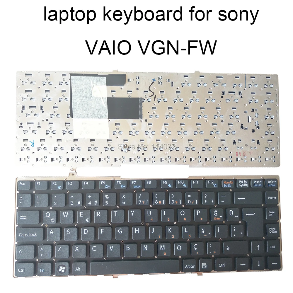 

Turkish Spanish Replacement keyboards for Sony VAIO VGN FW VGNFW FW41M FW11ZU FW21E FW21L FW11 SP ES TR keyboard accessories new