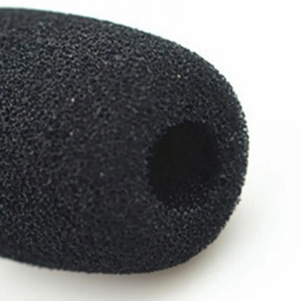 Bluelans 10Pcs ไมโครโฟนกระจกโฟมเปลี่ยนได้ Wind-Proof Plosives ลดเสียงรบกวนไมโครโฟนฟองน้ำสำหรับบันทึก