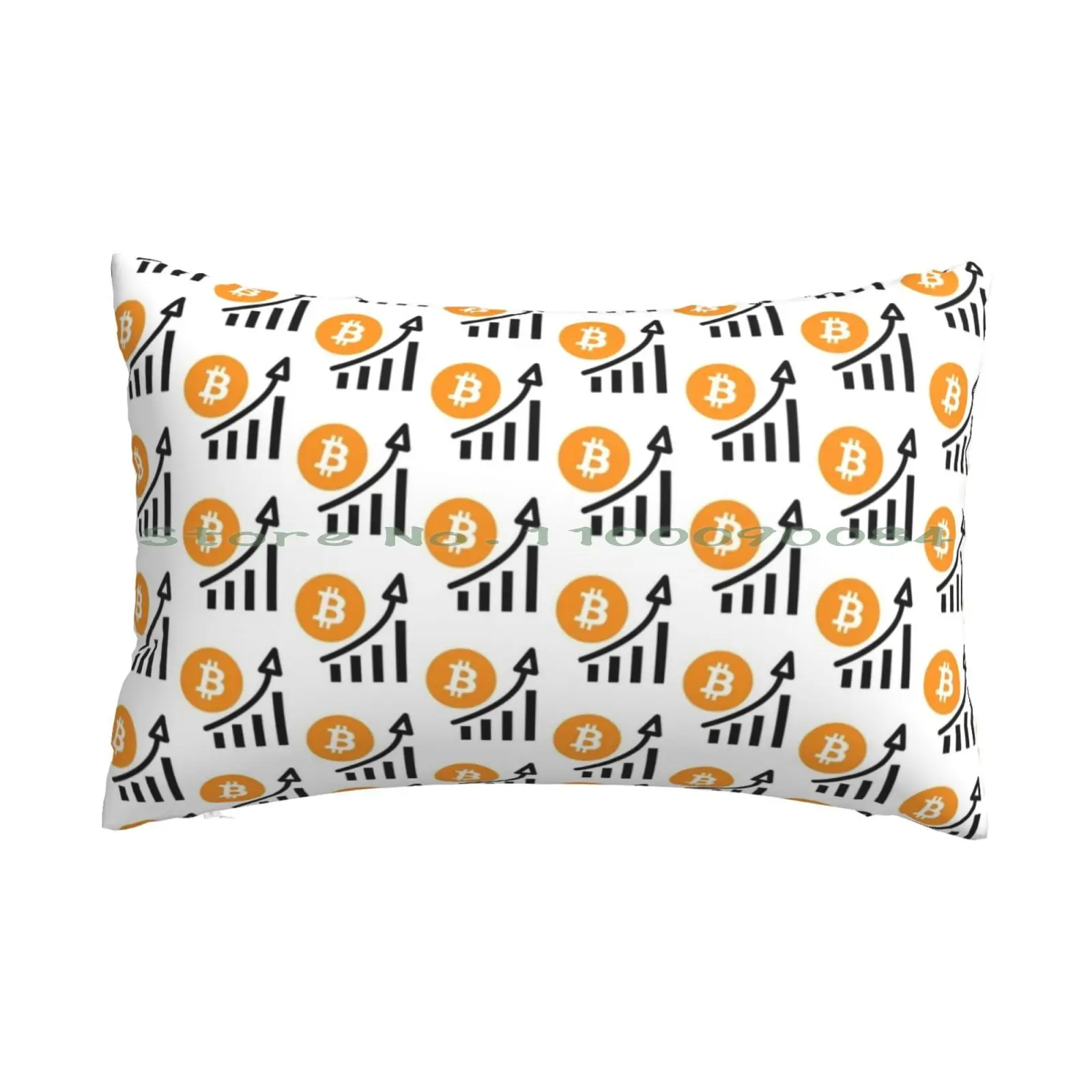 Bitcoin Go Up Pillow Case 20x30 50*75 Sofa Bedroom Shib To The Moon And Beyond Dogecoin Cryptocurrency Meme Shiba Inu To The