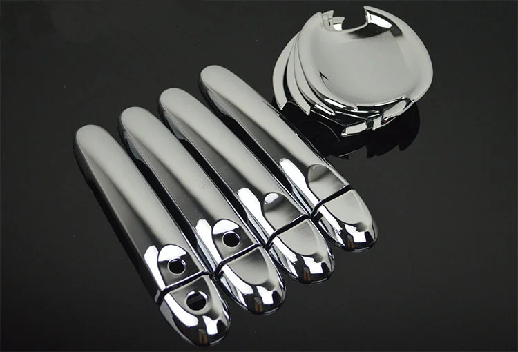 For Nissan Note E12 2013-2019 Black Chrome Car Door Handle Cover