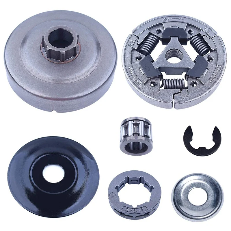 3/8 Clutch Drum Rim Sprocket Needle Bearing Kit for Stihl 044 046 MS440 MS460 MS461 MS441 MS361 MS362 MS362C Chainsaw